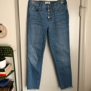 Madewell 9” Crop Skinny Jeans